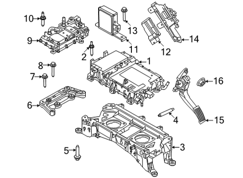 2021 Ford Mustang Mach-E Fuel Supply Diagram