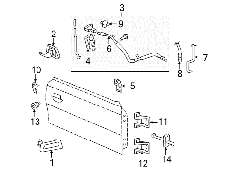 2008 Ford Mustang Door & Components, Electrical Diagram 3 - Thumbnail