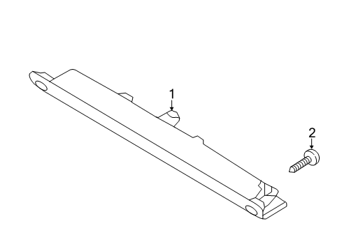 2013 Ford Fiesta High Mount Lamps Diagram