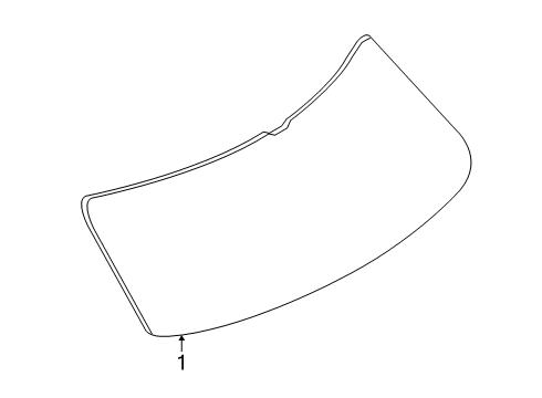 2022 Lincoln Nautilus Glass - Lift Gate Diagram