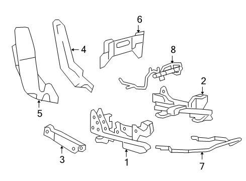 2005 Ford F-150 Tracks & Components Diagram 3 - Thumbnail