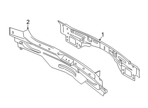 2021 Lincoln Nautilus Panel Assembly - Back Diagram for FA1Z-5840320-C