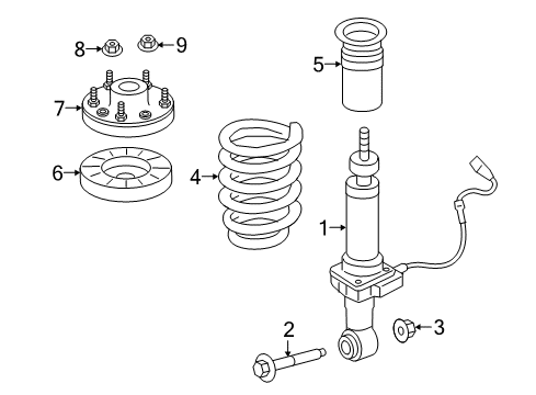 2017 Ford Expedition Shocks & Components - Rear Diagram