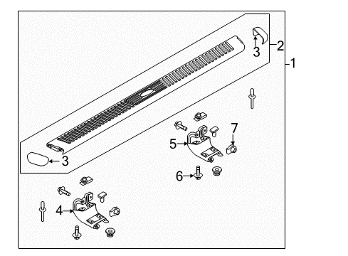 2012 Ford F-150 Running Board Diagram 17 - Thumbnail