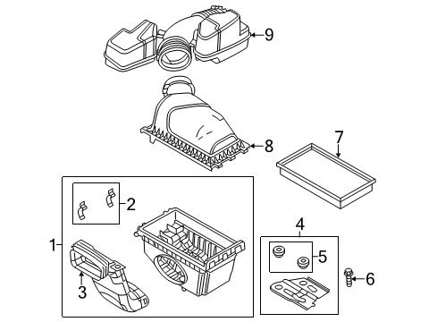 2019 Ford Police Interceptor Utility Air Intake Diagram