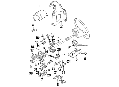 1996 Ford Bronco Switches Diagram