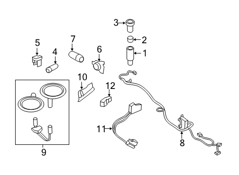 2023 Lincoln Nautilus Electrical Components - Console Diagram