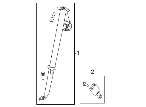 2019 Ford Explorer Third Row Seat Belts Diagram