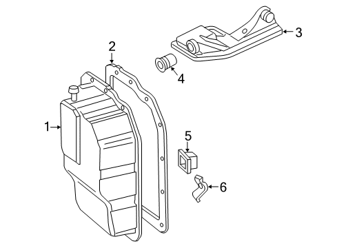 2008 Ford Escape Transaxle Parts Diagram 2 - Thumbnail