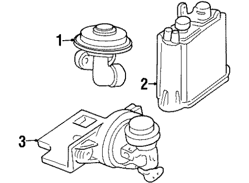 1998 Lincoln Navigator EGR System, Emission Diagram