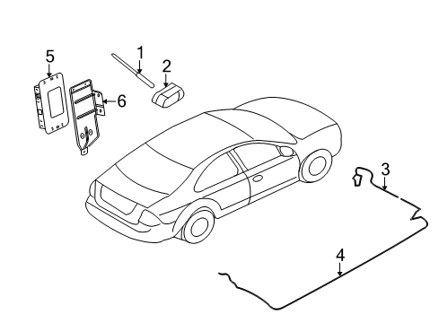 2009 Ford Fusion Antenna & Radio Diagram