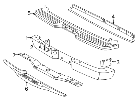 2001 Ford Explorer Rear Bumper Diagram