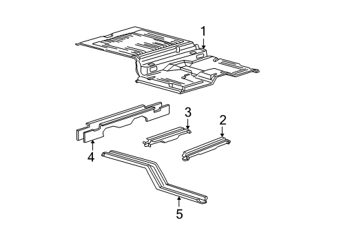 1999 Ford Expedition Rear Body Diagram