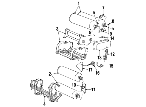 1996 Ford Crown Victoria Fuel System Components Diagram