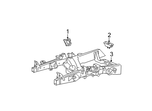 2007 Lincoln Mark LT Engine & Trans Mounting Diagram