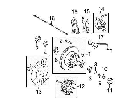 2010 Ford F-350 Super Duty Abs Hydraulics Control Assembly Diagram for 7C3Z-2C286-A