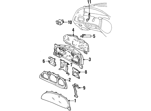 1998 Mercury Sable Switches Diagram