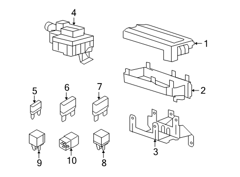 2002 Ford Explorer Electrical Components Diagram