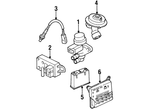 2002 Mercury Grand Marquis EGR System Diagram