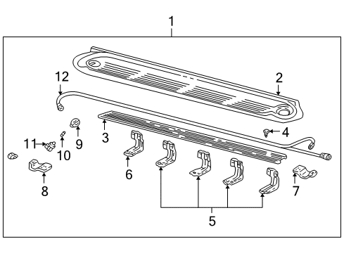 2002 Ford Excursion Running Board Diagram