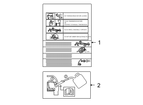 2011 Ford F-150 Information Labels Diagram 1 - Thumbnail