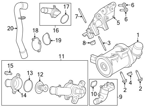 2020 Ford Escape Water Pump Diagram 3 - Thumbnail