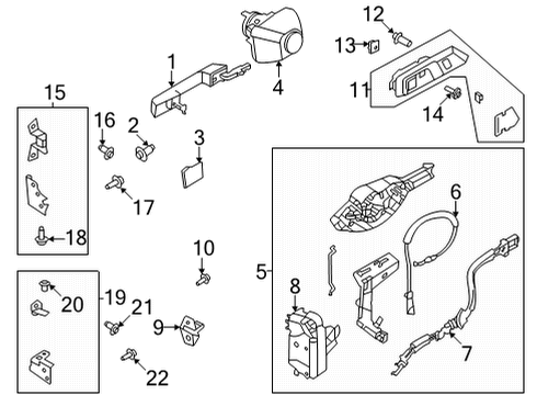 2022 Ford Bronco Bolt Diagram for -W719133-S437