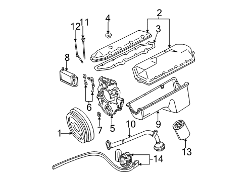 2002 Ford F-250 Super Duty Filters Diagram 6 - Thumbnail