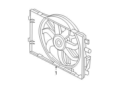 2011 Mercury Milan Cooling System, Radiator, Water Pump, Cooling Fan Diagram 3 - Thumbnail