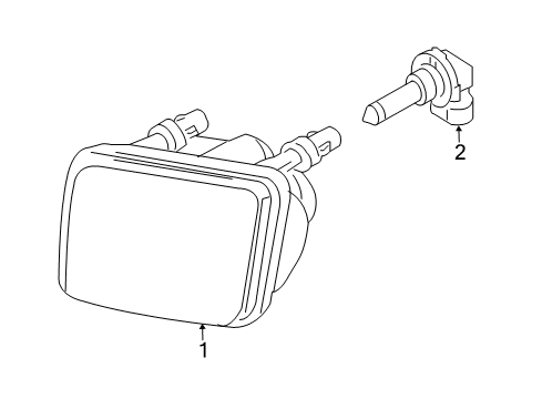 2010 Mercury Mariner Chassis Electrical - Fog Lamps Diagram