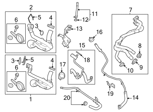 2023 Ford F-350 Super Duty Hoses, Lines & Pipes Diagram 4 - Thumbnail