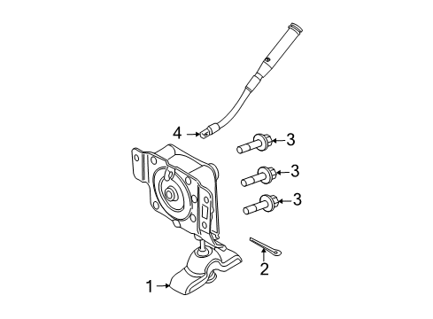 2009 Ford Escape Spare Tire Carrier Diagram