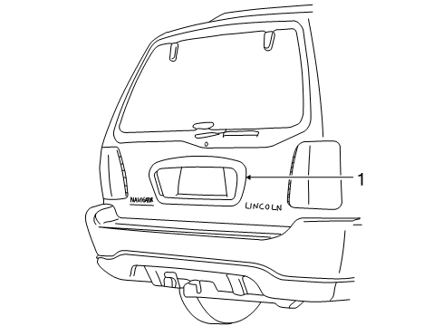 2003 Lincoln Aviator License Lamps Diagram