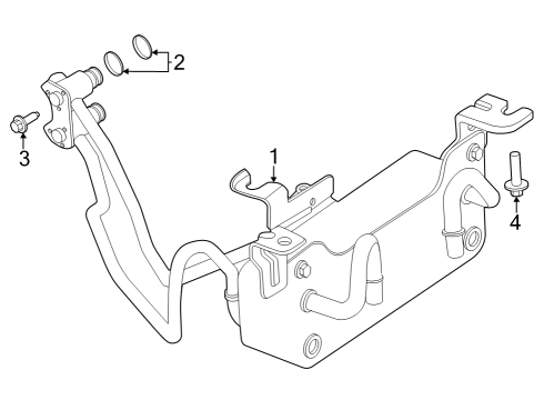 2024 Ford F-250 Super Duty Trans Oil Cooler Diagram