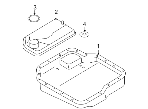 2011 Ford Focus Transaxle Parts Diagram