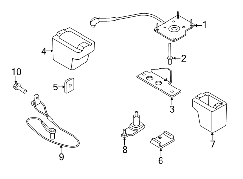 2019 Ford Transit-250 Spare Tire Carrier Diagram