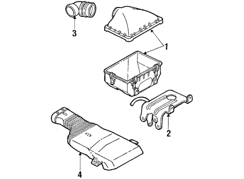 1991 Mercury Grand Marquis Air Inlet Diagram