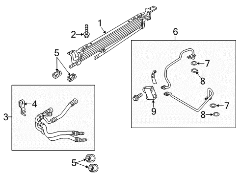 2018 Ford Police Interceptor Sedan Trans Oil Cooler Diagram