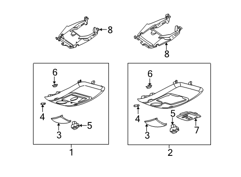 2005 Mercury Mountaineer Moonroof Diagram 2 - Thumbnail