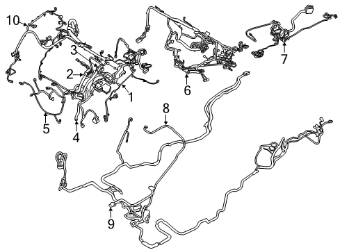 2018 Ford Fusion Wiring Assembly - Main Diagram for JG9Z-14401-Q