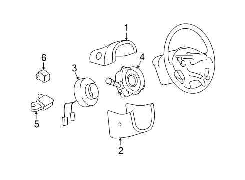 2001 Lincoln LS Switches Diagram 2 - Thumbnail