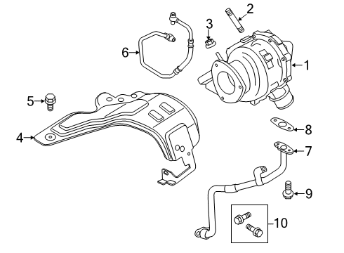 2019 Ford Transit-350 Bolt - Hex.Head Diagram for -W716710-S901