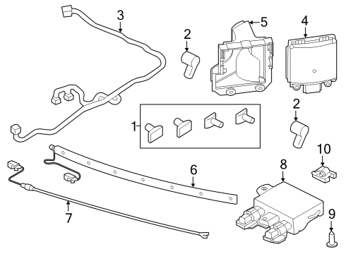 2023 Lincoln Aviator MODULE - IMAGE PROCESSING Diagram for LB5Z-19H406-A