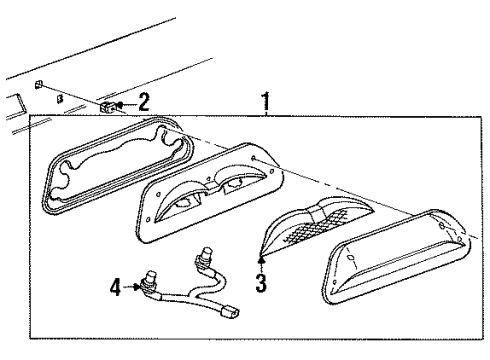 1994 Mercury Villager Bulbs Diagram 4 - Thumbnail