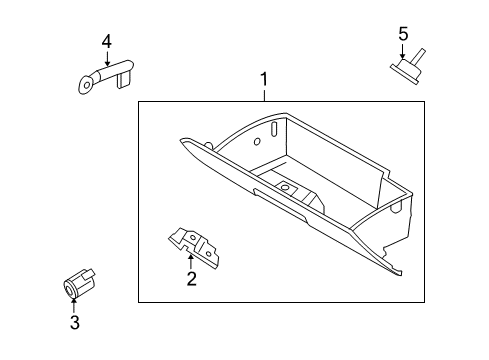 2009 Mercury Sable Glove Box Diagram