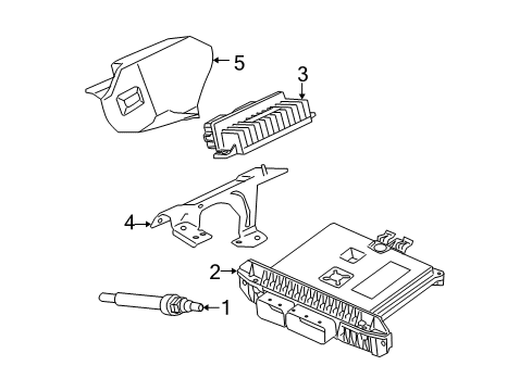 2008 Ford F-350 Super Duty Ignition System - Diesel Controls Diagram