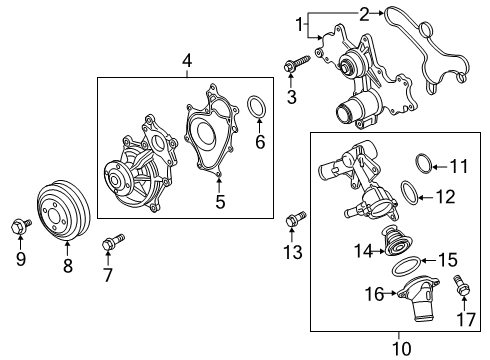 2019 Ford F-150 Water Pump Diagram 3 - Thumbnail