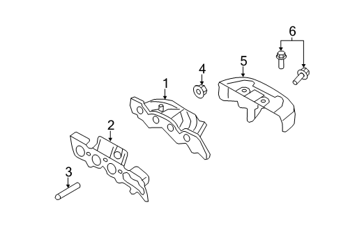 2010 Ford Fusion Exhaust Manifold Diagram 1 - Thumbnail