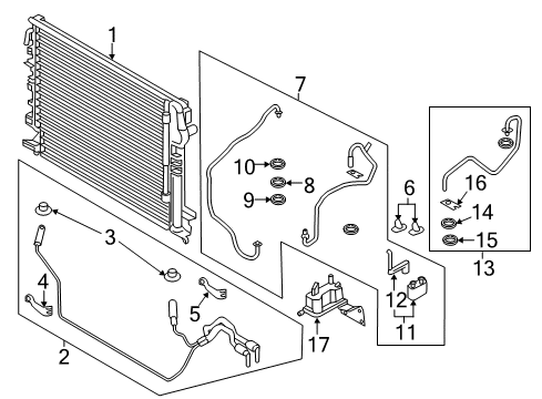 2017 Lincoln MKX Trans Oil Cooler Diagram