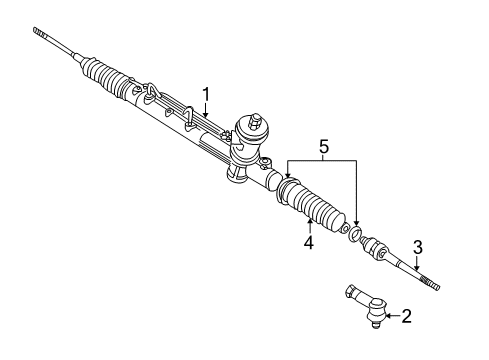 2003 Ford Escape Rod Diagram for YL8Z-3280-EA